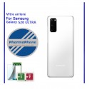 Vitre arriere BLANC Samsung Galaxy S20 ULTRA - EMPLACEMENT: Z2-R15-51