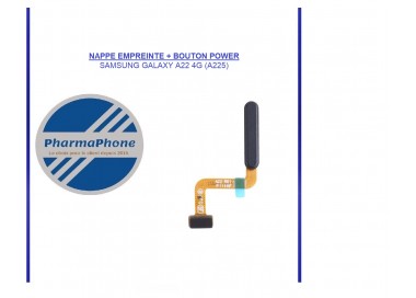 NAPPE EMPREINTE + BOUTON SAMSUNG GALAXY A22 4G (A225)  - EMPLACEMENT: Z02-R16-B630