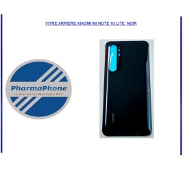 VITRE ARRIERE XIAOMI MI NOTE 10 LITE  NOIR