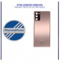 VITRE ARRIERE SAMSUNG GALAXY NOTE 20 GOLD