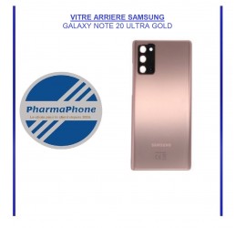 VITRE ARRIERE SAMSUNG GALAXY NOTE 20 GOLD
