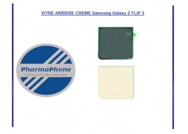 Vitre arrière CREME Samsung Galaxy Z FLIP 3