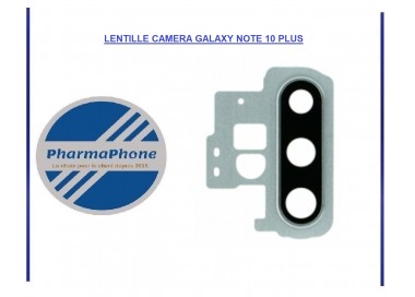 LENTILLE CAMERA (AVEC CADRE) GALAXY NOTE 10 PLUS  - EMPLACEMENT: Z02-R16-655