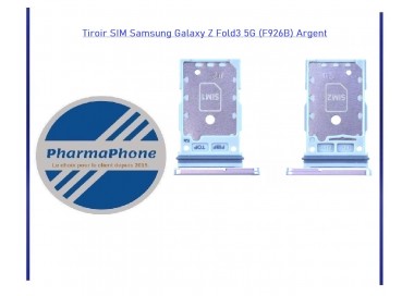 TIROIR SIM Samsung Galaxy Z FOLD 3 (F926) - EMPLACEMENT: Z02-R16-B663