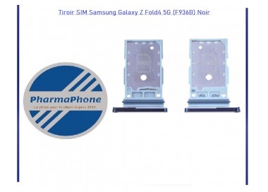 TIROIR SIM Samsung Galaxy Z FOLD 4 (F936) NOIR  - EMPLACEMENT: Z02-R16-B665