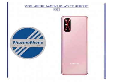 Vitre arriere ROSE Samsung Galaxy S20 (G980-G981) - EMPLACEMENT: Z2-R15-51