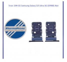 Tiroir SIM  Galaxy S21 PLUS (G996B) NOIR