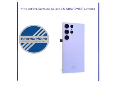 Vitre Arrière Samsung Galaxy S23 Ultra (S918B) Lavande