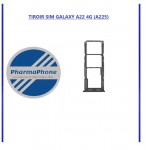 TIROIR SIM Samsung GALAXY A22 4G A225 NOIR - EMPLACEMENT: Z02-R16-B630