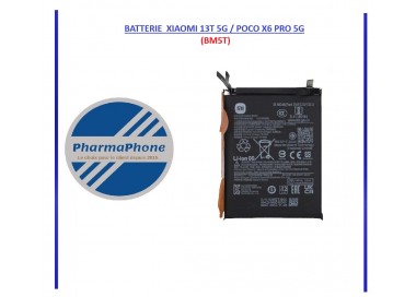 BATTERIE  XIAOMI 13T  / POCO X6 PRO 5G (BM5T) EMPLACEMENT: Z2-R09-E01