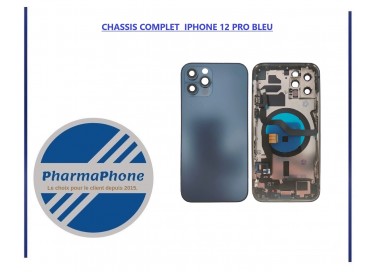 CHASSIS COMPLET  IPHONE 12 PRO BLEU