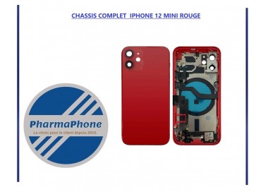 CHASSIS COMPLET  IPHONE 12 MINI ROUGE
