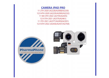Caméra arrière IPAD PRO 11 2TH 2020 / 12.9 4TH 2020 /11 M2 4TH 2022 / 12.9 5TH 2021 / 11 3TH 2021 / 12.9 6TH 2022
