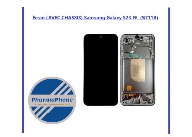 Écran (AVEC CHASSIS) Samsung Galaxy S23 FE  (S711B) Noir EMPLACEMENT: Z2-R02-E03