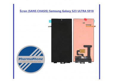 Écran (SANS CHASIS) Samsung Galaxy S23 ULTRA S918 Noir  EMPLACEMENT: Z2-R02-E03