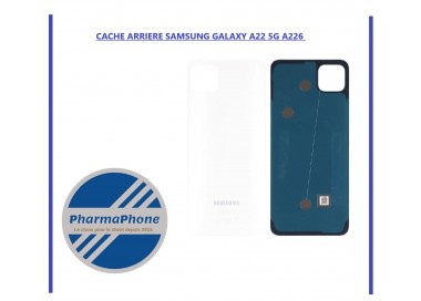 CACHE ARRIERE SAMSUNG GALAXY A22 5G A226 BLANC - EMPLACEMENT: Z2-R15-E56