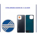 VITRE ARRIERE XIAOMI MI 11 5G NOIR - EMPLACEMENT: Z2 - R15 - E12