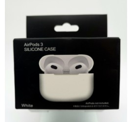 AIRPOD 3 BLANC SILICONNE PROTECTION