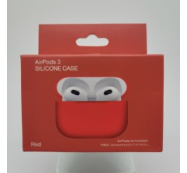 AIRPOD 3 ROUGE SILICONNE PROTECTION 