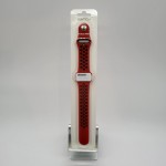 Apple I-WATCH Bracelet 38-40-41mm - Rouge-Noir(bicolore)  -EMPLACEMENT: