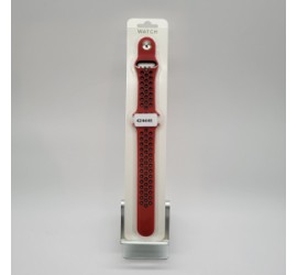 Apple I-WATCH Bracelet 42-44-45-49mm- Rouge-Noir(bicolore)    -EMPLACEMENT: