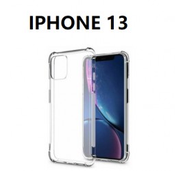 IPHONE 13 SILICONNE 4 COIN RENFORCE TRANSPARENT