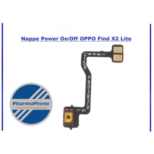 Nappe Power On/Off  OPPO Find X2 Lite - EMPLACEMENT: Z2-R15-B15