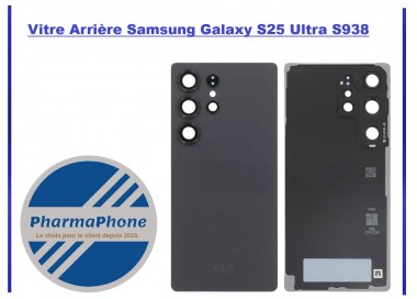 Vitre Arrière Samsung Galaxy S25 Ultra S938 NOIR - EMPLACEMENT  :