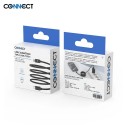 Câble Data Type-C vers Type-C CONNECT 60W MC-CCN11 Magnétique (1m) Noir - EMPLACEMENT: Z02 - B100 - E06