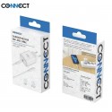 Chargeur Secteur Type-C 25 WATT 3.0A CONNECT MC-CBC25W3  BLANC - EMPLACEMENT: Z02- B100 - E03